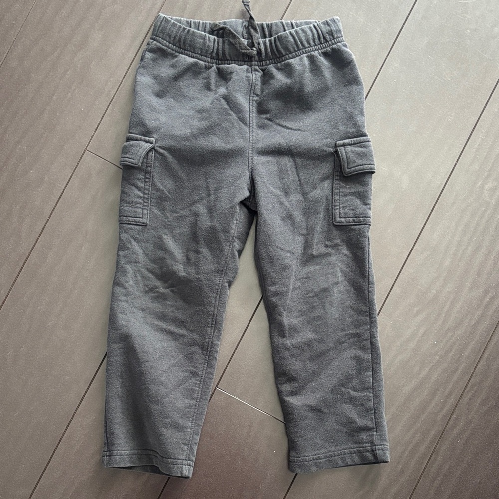 Jumping Beans Black Cargo Sweat Pants